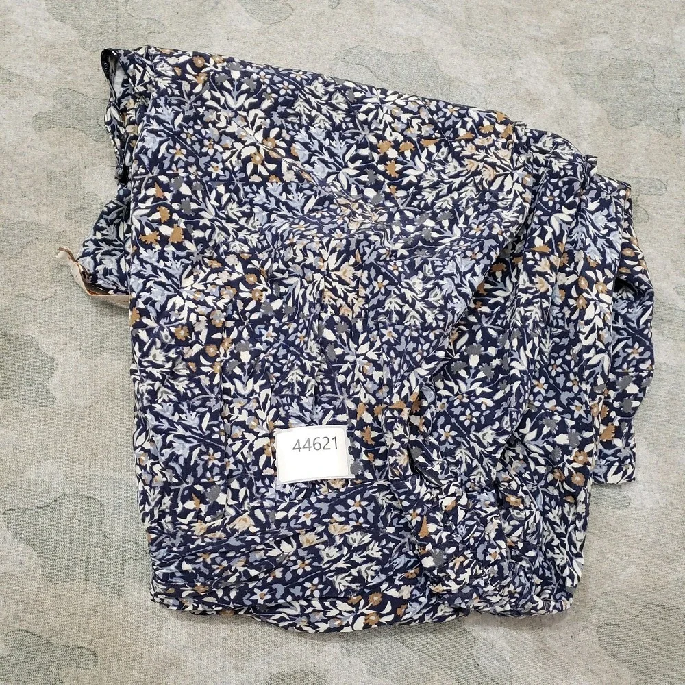 Tory Burch Dress Womens 6 Blue Silk Belted Evening Pullover‎ Sleeveless